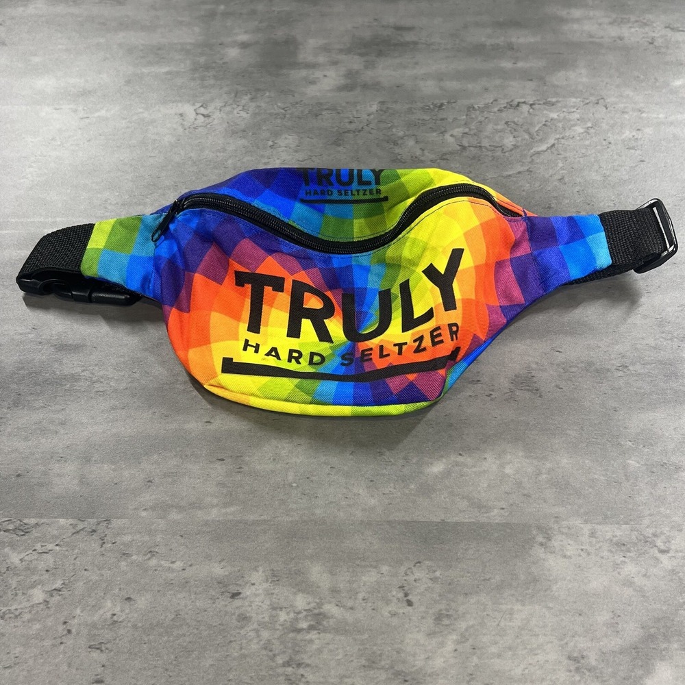 Truly Waist Bag Fanny Pack Belt Festival‎ Pouch Crossbody Minimal Belted Neon